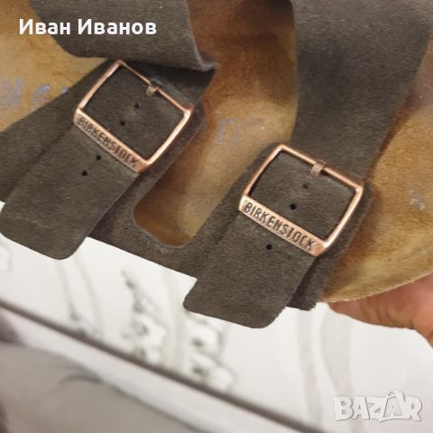 чехли  BIRKENSTOCK ARIZONA (MOCHA)  номер 43,5-44, снимка 14 - Мъжки чехли - 41324590