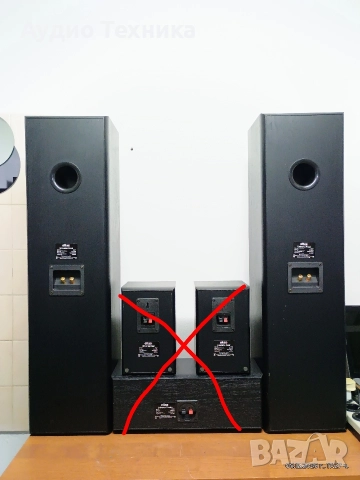 Трилентови тонколони Eltax Universe. Перфектни! Произведени в Дания. , снимка 10 - Тонколони - 52668920