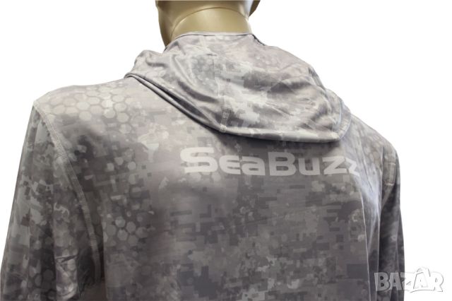 Слънцезащитна блуза с качулка SeaBuzz, снимка 3 - Такъми - 46274266