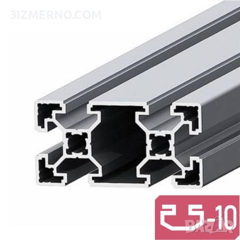 УСИЛЕН Конструктивен алуминиев профил 40х80 Слот 10 Т-Образен, снимка 1 - Консумативи за принтери - 45436828