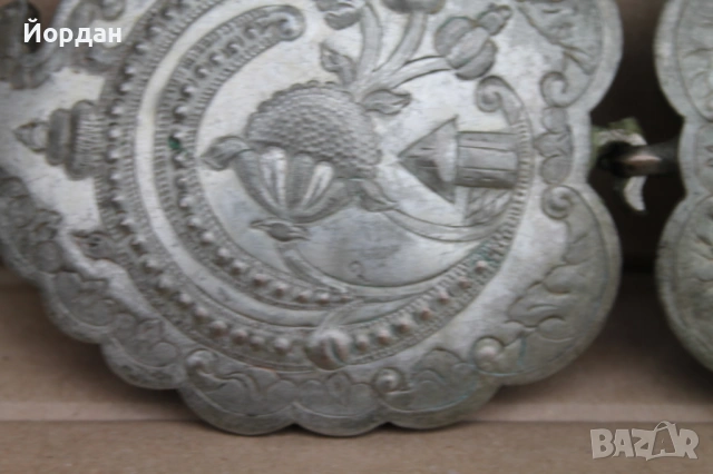Сребърна възрожденска пафта, снимка 4 - Антикварни и старинни предмети - 53862888