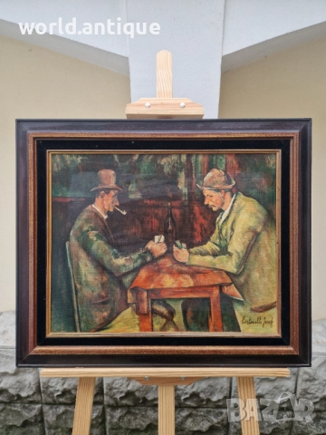 Уникална антикварна холандска авторска майсторска картина масло върху платно , снимка 2 - Картини - 52990764