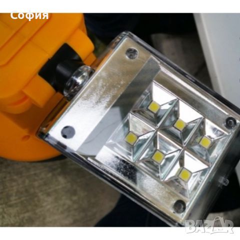 Ловен мощен акумулаторен LED прожектор фенер HG-328-T6, снимка 5 - Други инструменти - 46306953