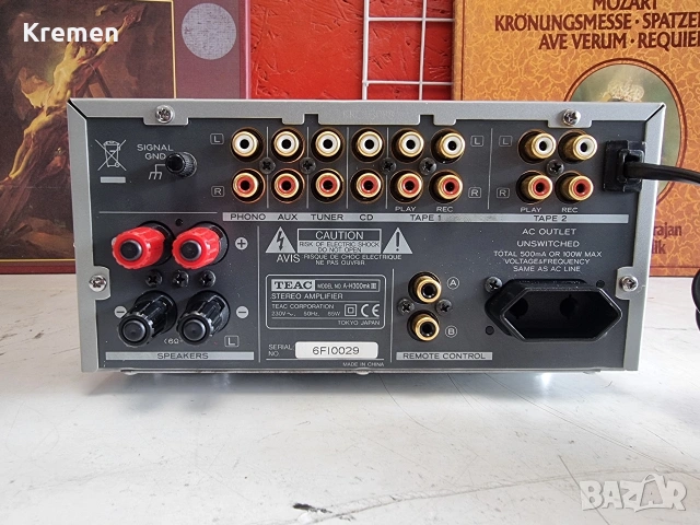 усилвател TEAC A-H300 MK|||, снимка 4 - Ресийвъри, усилватели, смесителни пултове - 53402209