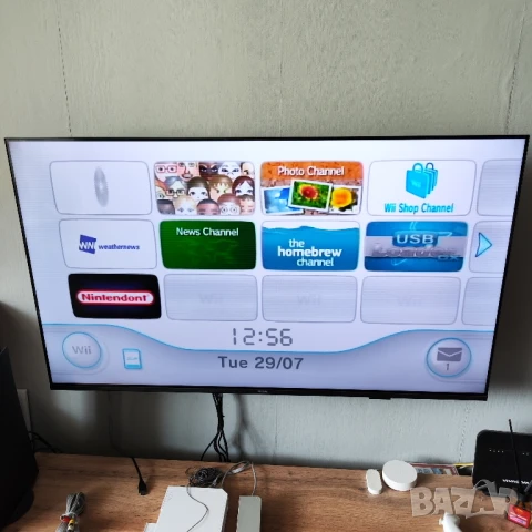 Хакната Конзола Nintendo Wii с 64gb пълен комплект , снимка 4 - Nintendo конзоли - 51178252