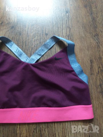 nike sport bra - страхотно дамско бюстие КАТО НОВО Л, снимка 3 - Корсети, бюстиета, топове - 45982778