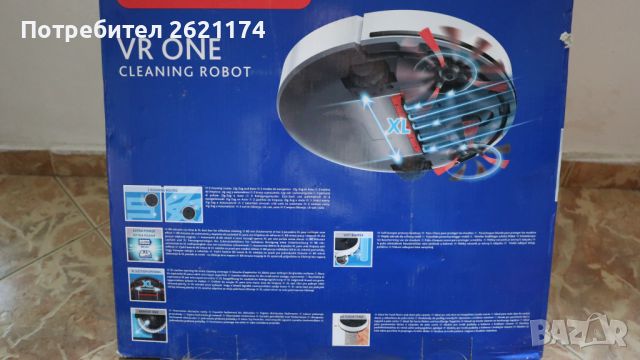 Прахосмукачка робот Vileda VR ONE, снимка 2 - Прахосмукачки - 45694385