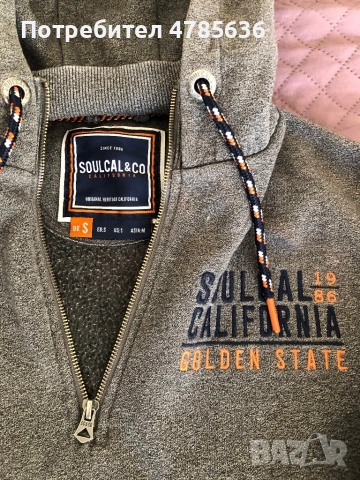 Горнище на Soulcal California размер S, снимка 2 - Суичъри - 54165613