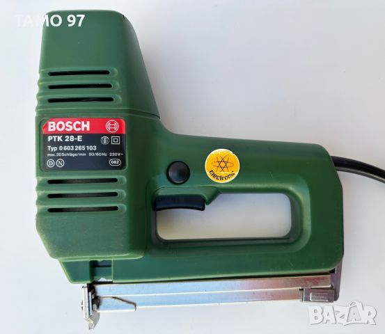 Bosch PTK 28-E - Електрически такер за скоби и пирони, снимка 2 - Други инструменти - 46507570