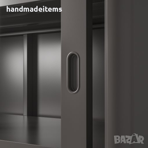 IDÅSEN Нов шкаф с плъзгащи се стъклени врати от Икеа / Ikea, снимка 2 - Шкафове - 45070025