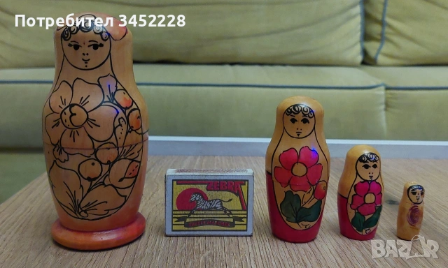Матрйошки комплект 4 броя за ценители , снимка 7 - Антикварни и старинни предмети - 54175389