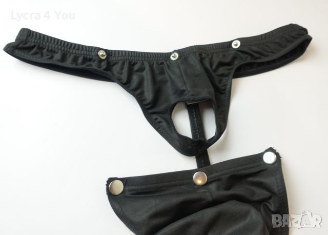 Svenjoiment Underwear XL мъжки еротични прашки с предно разкопчаване с метални копчета, снимка 4 - Бельо - 46436364