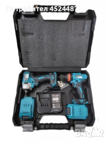 Комплект 2 в 1 Акумулаторен гайковерт и винтоверт 36V 8Ah, снимка 4 - Винтоверти - 51546215