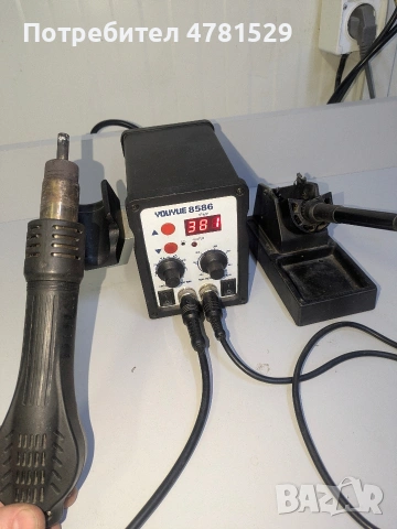 Станция за запояване с горещ въздух, снимка 3 - Други инструменти - 54018204