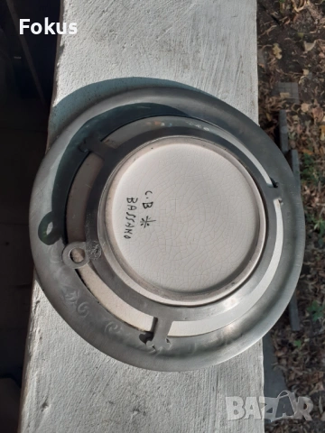 Стара и рядка колекционерска чиния за стена Bassano порцелан, снимка 4 - Антикварни и старинни предмети - 53461046