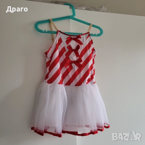 Детска рокля на райета - 7г, снимка 3 - Детски рокли и поли - 52347451