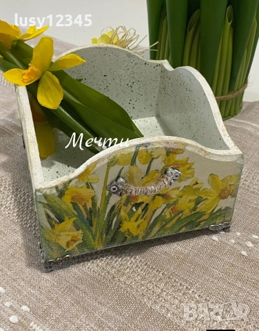 Панерче със слънчеви нарциси!, снимка 7 - Декорация за дома - 53399609