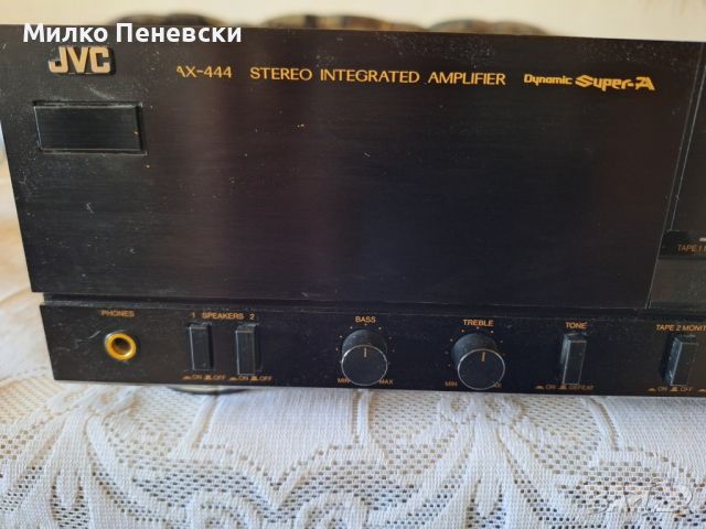  JVC  AX- 444 BK HIFI STEREO AMPLIFIER MADE IN JAPAN , снимка 2 - Ресийвъри, усилватели, смесителни пултове - 45270237