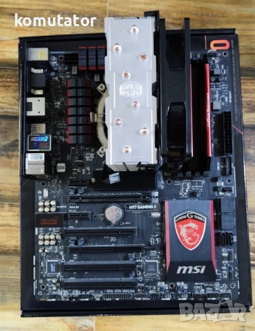 дънна платка MSI H97 Gaming 3,socket 1150+CoolerMaster, снимка 5 - Дънни платки - 52968660