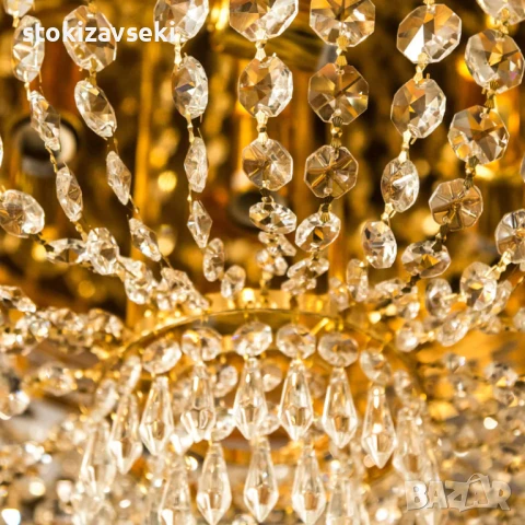 Кристален полилей, Ф50см, снимка 3 - Полилеи - 51220292