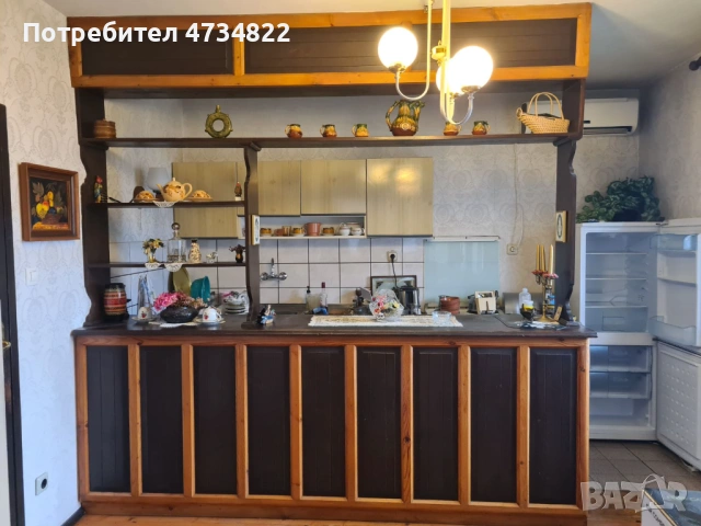 Бар за трапезария-хол от масивно дърво