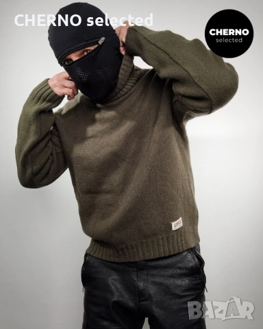 LEVI’S Red Tab мъжки вълнен пуловер с поло яка – размер XL – Отлично състояние, снимка 9 - Пуловери - 53405455