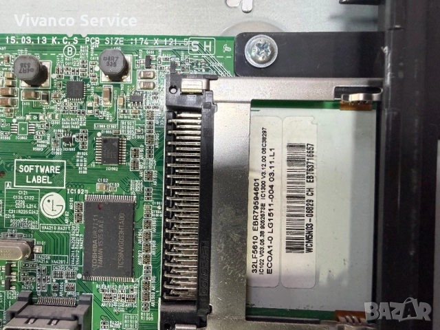LG 32LF5610 Работещ за части mainboard, снимка 4 - Части и Платки - 52078060