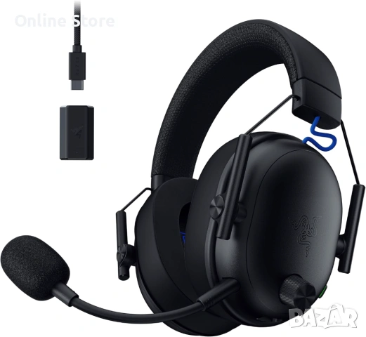 Razer BlackShark V3 за PlayStation – безжични геймърски слушалки за eSports, снимка 3 - Аксесоари - 54169955