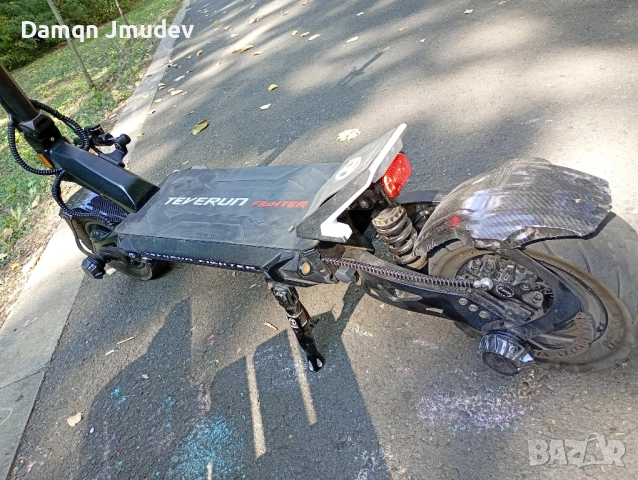 електрическа тротинетка Teverun Fighter 11 / 2*1600w / 26ah🔋, снимка 3 - Други спортове - 51891071