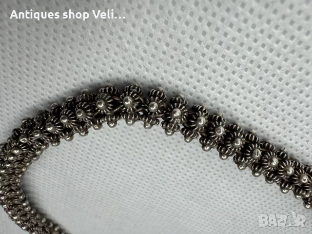 Сребърно колие и гривна в етно стил Филигран №6972, снимка 5 - Колиета, медальони, синджири - 50434277