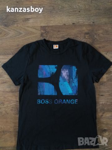 hugo boss orange - страхотна мъжка тениска Л, снимка 4 - Тениски - 46229036