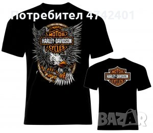 Тениски за мотори Harley Davidson, снимка 5 - Тениски - 53535962