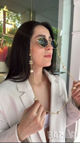 верижка за очила chanel, снимка 10 - Слънчеви и диоптрични очила - 51457375