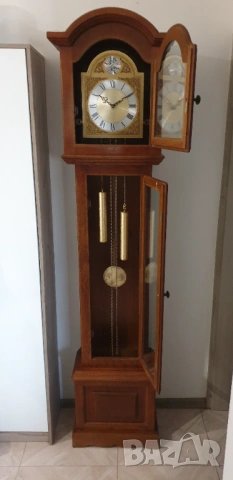 Стар паркетен часовник, снимка 5 - Антикварни и старинни предмети - 54200637