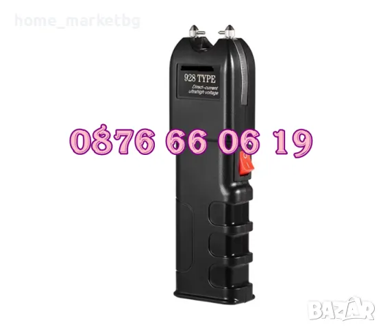 Много мощен електрошок 12000KV. Голям LED фенер с електрошок + калъф, снимка 3 - Екипировка - 50227598