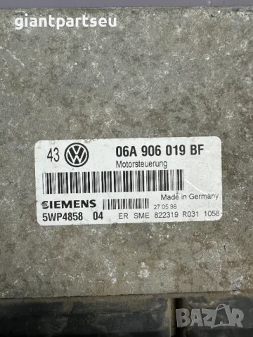 ECU Компютър Двигател за VW GOLF4 06A906019BF, снимка 2 - Части - 49236404