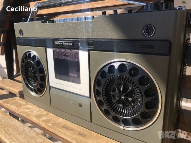 Радиокасетофон National Panasonic RS-466 (Japan-1975) Много хубав звук!, снимка 11 - Радиокасетофони, транзистори - 53815419