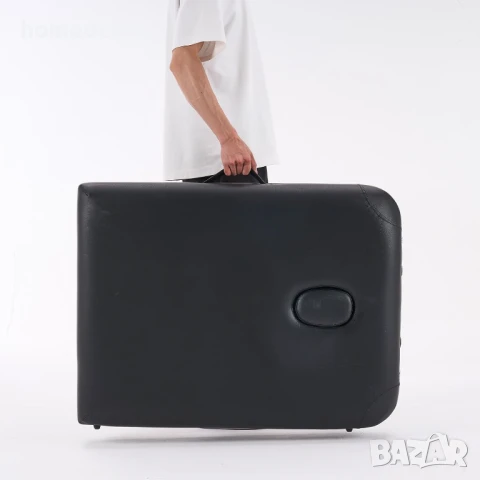 ПРОМОЦИЯ Преносимо масажно легло от букова дървесина с регулируема височина и YNK-70-W2-BLACK, снимка 4 - Други - 50710857