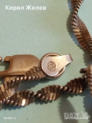 Сребърно колие великолепна спираловидна ретро плетка майсторска ръчна изработка 52300, снимка 7 - Колиета, медальони, синджири - 52863297