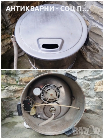 Стара Соц Българска Пералня РОСА 01 / 1988 г. / РАБОТЕЩА!, снимка 9 - Антикварни и старинни предмети - 53223049