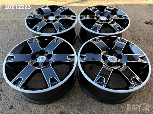 4 броя алуминиеви джанти за Toyota Avensis,Prius 16, снимка 2 - Гуми и джанти - 53616769