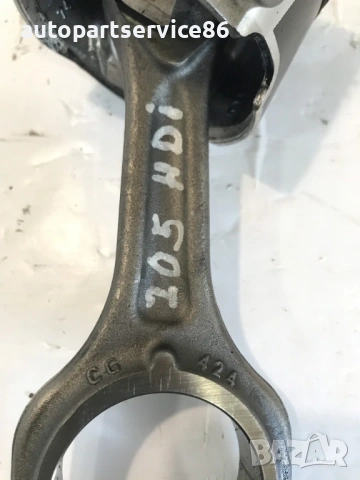 Бутало с свързваща щанга 8HX за Peugeot 206 1.4 HDi (2004) DV4TD, снимка 2 - Части - 53562484