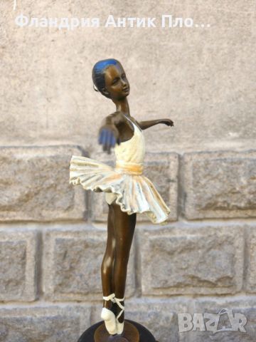 Бронзова статуетка - Балерина, снимка 9 - Статуетки - 46363177