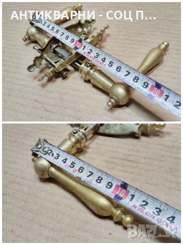 Комплект Бронзови Дръжки За Врати. / НОМЕР 1711., снимка 9 - Антикварни и старинни предмети - 53849261