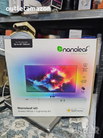 Nanoleaf 4D Screen Mirror Camera Lightstrip Kit 65 инча, снимка 11 - Телевизори - 53909668