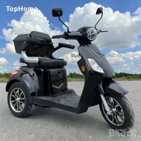  Електрическа Триколка FM1 1500W Черна 