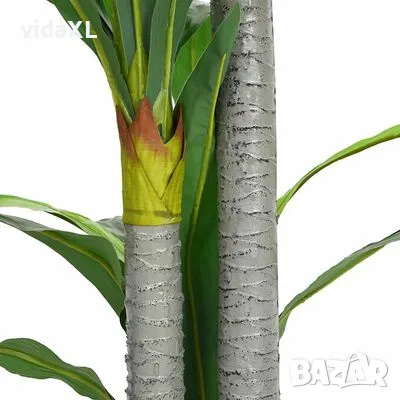 vidaXL Изкуствено дърво Dracaena 36 листа 120 см зелено(SKU:4103584), снимка 4 - Стайни растения - 49420381