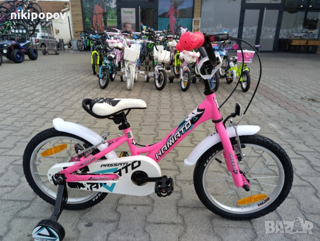 PASSATI Велосипед 16" HAMATO розов, снимка 2 - Велосипеди - 53538498
