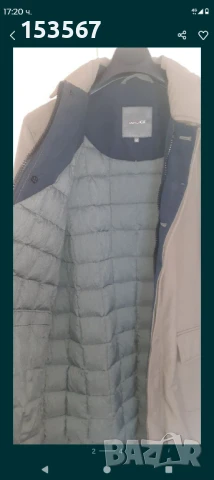 Мъжко палто Дуветика, гъши пух, снимка 2 - Якета - 51318743