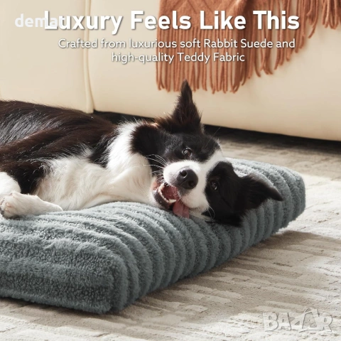 Pawk Малко кучешко легло, може да се пере, размер S - 58 × 46 × 8 см, сиво, снимка 2 - За кучета - 53835428